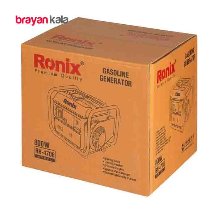 عکس شماره:1 , ژنراتور بنزینی 800 وات رونیکس مدل RH-4708
